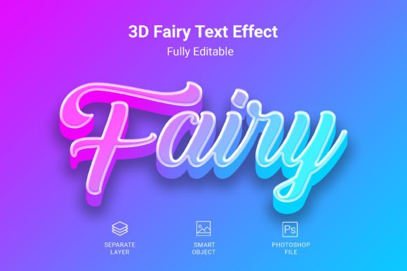 3D Fairy PSD Text Style Effect Mockup: A Practical Guide for Stunning Typography