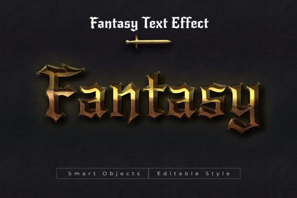 Fantasy Psd Text Style Effect Mockup: Elevate Your Typography with One Click