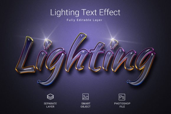 Lighting Psd Text Style Effect Mockup: A Smart Shortcut to Professional Typography