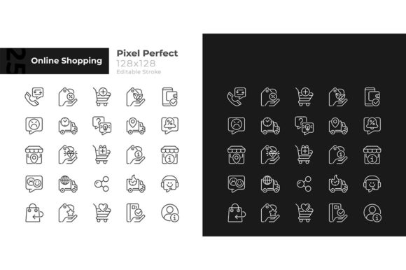 Online Shopping Pixel Perfect Icon Sets Explained