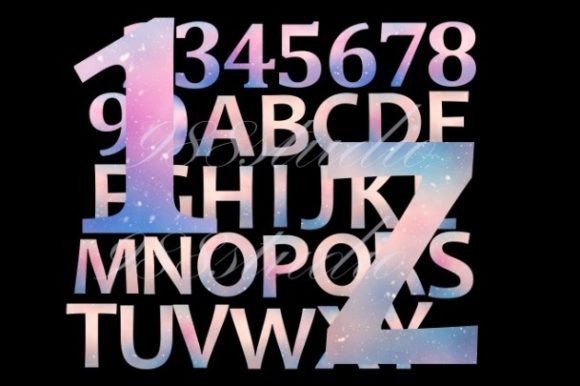Sky Snow Pink Font Png Pastel Alphabet for Creatives