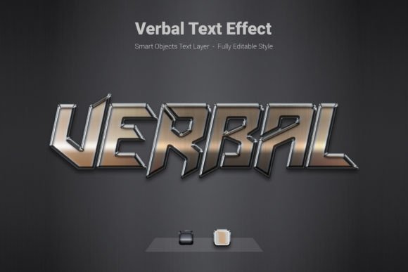 Verbal 3d Psd Text Style Effect Mockup: Elevate Your Design Workflow